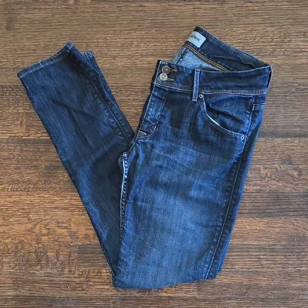 Women's Hudson Collin Flap Skinny Jean Denim Size 30